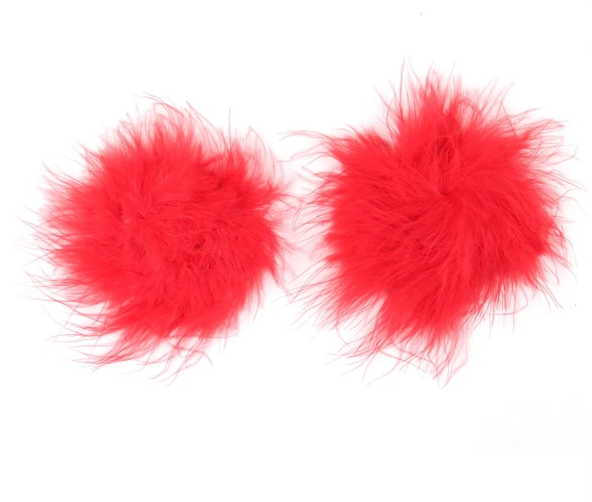 Feathered Nipple Covers