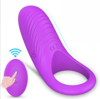 Rechargeable Silicone Vibrating Ring with Remote Control